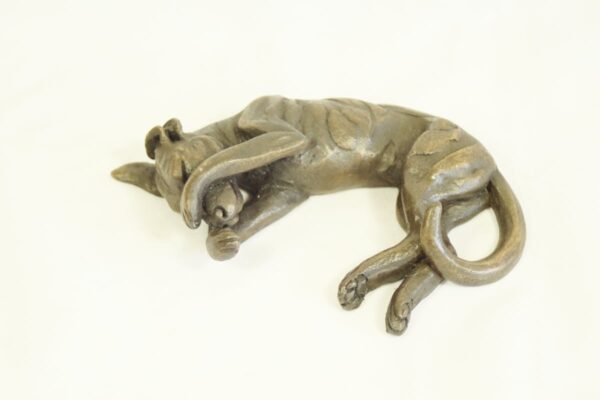 bronze resin Dog paw over eye 14 x 4cm