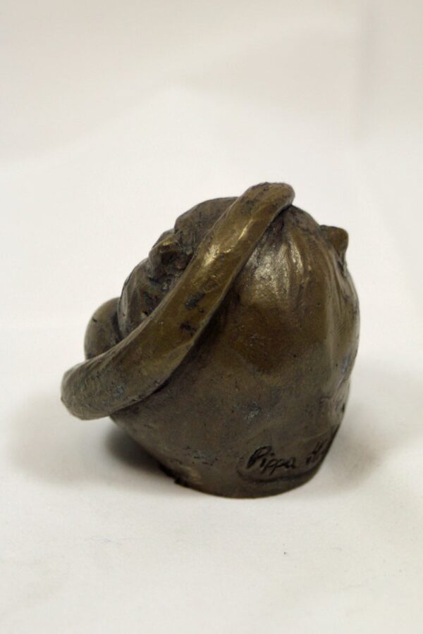bronze resin Dormouse with open eyes